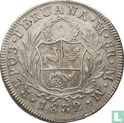 Peru 8 reales 1832 (LIMA) - Image 1