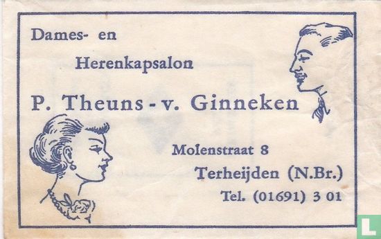 Dames en Herenkapsalon P. Theus - v. Ginneken - Image 1