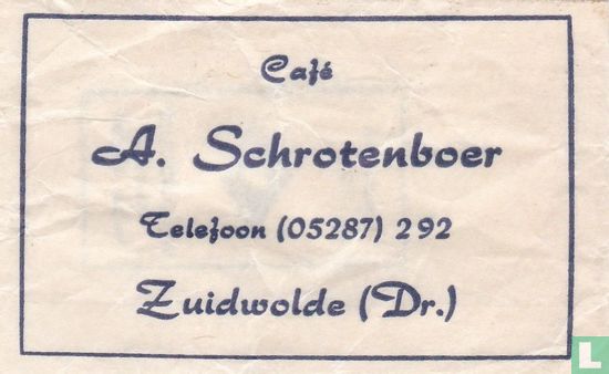 Café  A. Schrotenboer - Afbeelding 1