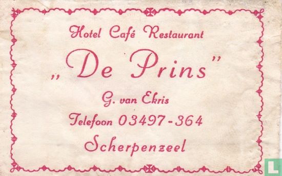 Hotel Café Restaurant "De Prins" - Afbeelding 1