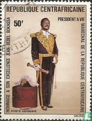 Präsident Bokassa