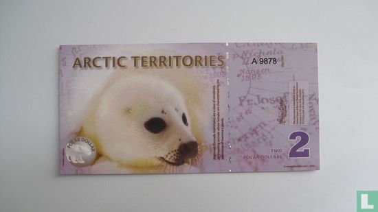 Artic Territories 2 Polar Dollars 2010 - Afbeelding 1