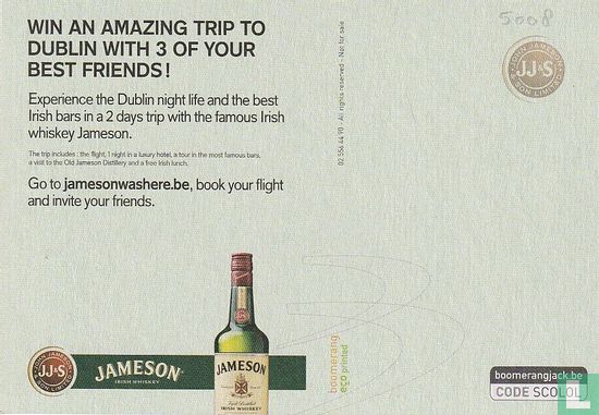 5008 - Jameson - Win A Trip To Dublin - Image 2