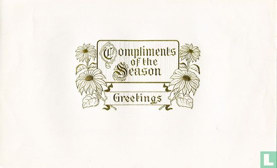 Compliments of the Season - Greetings - Image 1