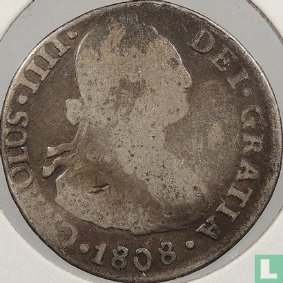Pérou 2 reales 1808 (type 1) - Image 1