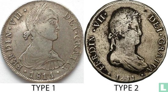 Peru 8 reales 1811 (type 1) - Image 3