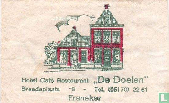 Hotel Café Restaurant "De Doelen" - Afbeelding 1