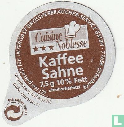 Cuisine Noblesse - Kaffee Sahne