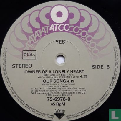 Owner of a Lonely Heart - Image 4