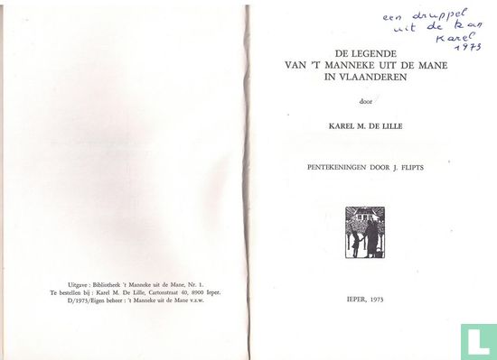 De legende van 't Manneke uit de Mane in Vlaanderen - Afbeelding 3
