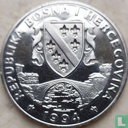 Bosnie-Herzégovine 500 dinara 1994 "Eohippus" - Image 1