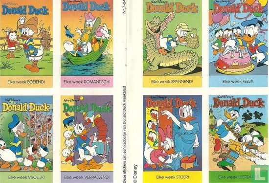 Donald Duck. Een verrassing van Donald Duck stickervel - Afbeelding 1