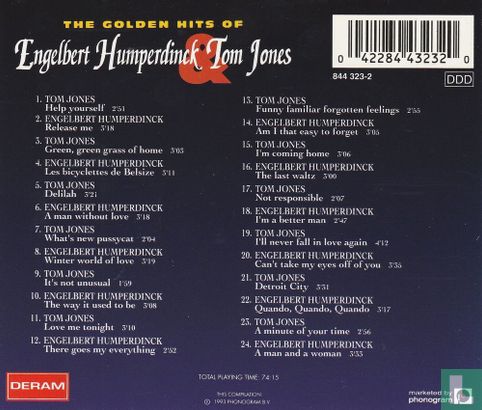 The Golden Hits of Engelbert Humperdinck & Tom Jones - Afbeelding 2
