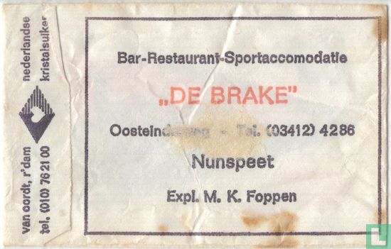 Foppen - Bar Restaurant Sportaccomodatie "De Brake" - Afbeelding 2