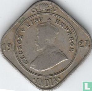 Britisch-Indien 2 Anna 1927 (Kalkutta) - Bild 1