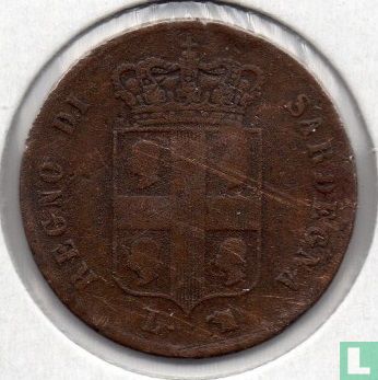 Sardinië 3 centesimi 1842 - Afbeelding 2