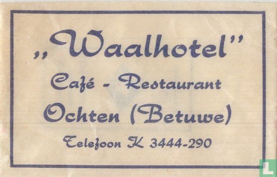 "Waalhotel" Café Restaurant - Image 1