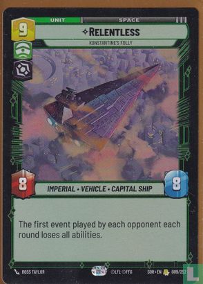  Relentless (foil)