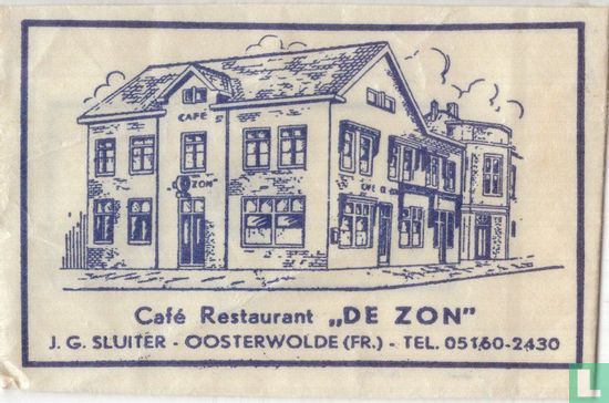 Café Restaurant "De Zon" - Bild 1