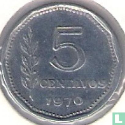 Argentinië 5 centavos 1970 - Afbeelding 1
