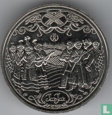 Kazachstan 200 tenge 2023 (11.17 g) "Jar-Jar" - Afbeelding 1