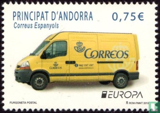 Europa – Véhicules postaux 