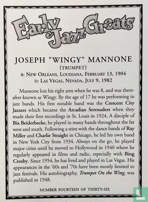 Joe “Wingy” Mannone - Image 2
