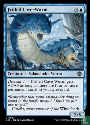 Frilled Cave-Wurm - Afbeelding 1