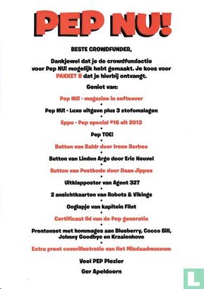 PEP NOW! Dear Crowdfunder - Image 1