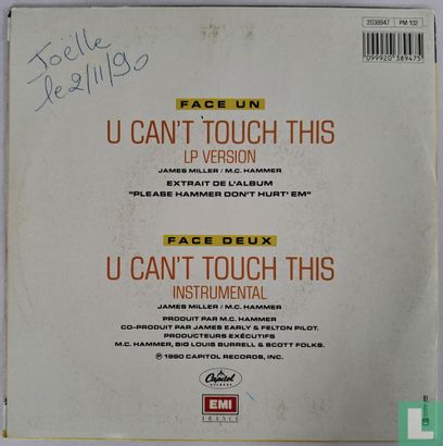 U Can't Touch This - Image 2