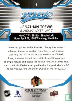 Jonathan Toews - Afbeelding 2