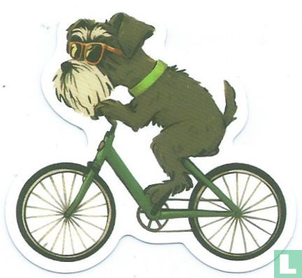 Hond op fiets - Image 1