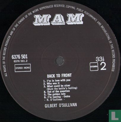 Back to Front - Image 4