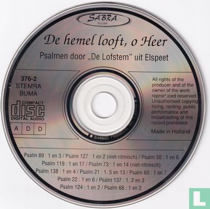De hemel looft, o Heer' - Bild 3