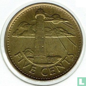 Barbade 5 cents 2007 - Image 2