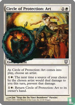 Protection Art Spring Circle of Protection: Art 006/141 (2004) - 2004) Unhinged - LastDodo