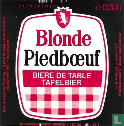 Piedboeuf Blonde