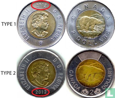 Canada 2 dollars 2012 (type 1) - Afbeelding 3