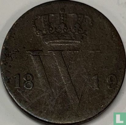 Nederland ½ cent 1819 - Afbeelding 1