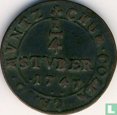 Köln ¼ Stüber 1747 - Bild 1