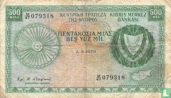 Cyprus 500 Mils 1979 - Image 1