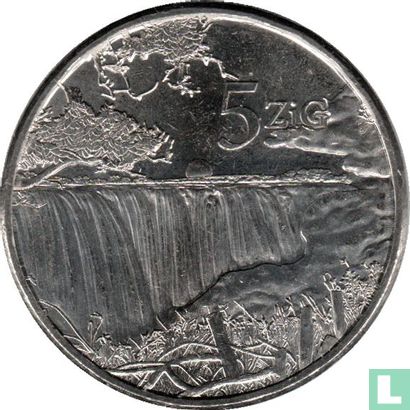 Zimbabwe 5 zig 2024 - Image 2