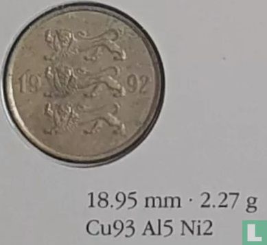 Estland 20 senti 1996 - Afbeelding 3