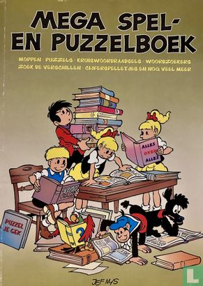 Mega spel- en puzzelboek - Afbeelding 1