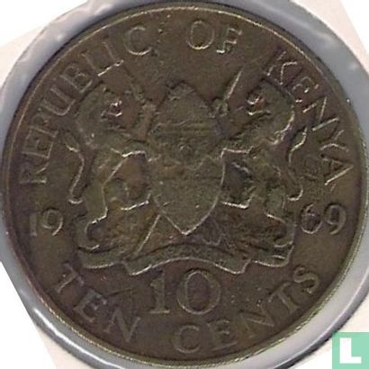 Kenia 10 Cent 1969 - Bild 1