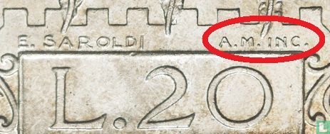 San Marino 20 lire 1932 - Image 3
