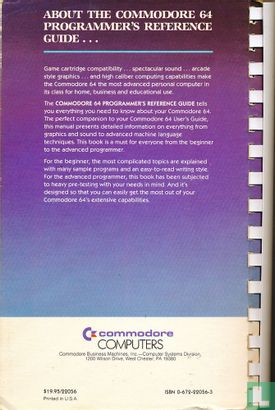 Commodore 64 programmer's reference guide - Afbeelding 2