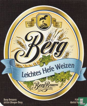 Berg Leichtes Hefe Weizen