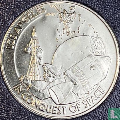 Verenigde Staten 1 dollar 1981 Los Angeles Bicentennial - In Conquest of Space - Bild 1