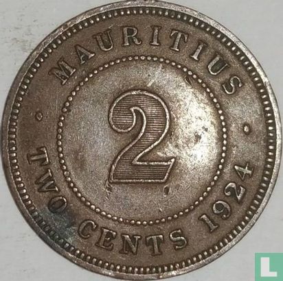 Mauritius 2 cent 1924 - Afbeelding 1